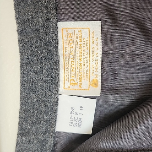 Pendleton virgin Wool usa made blazer skirt set, career, suit jacket skirt set - Picture 10 of 12